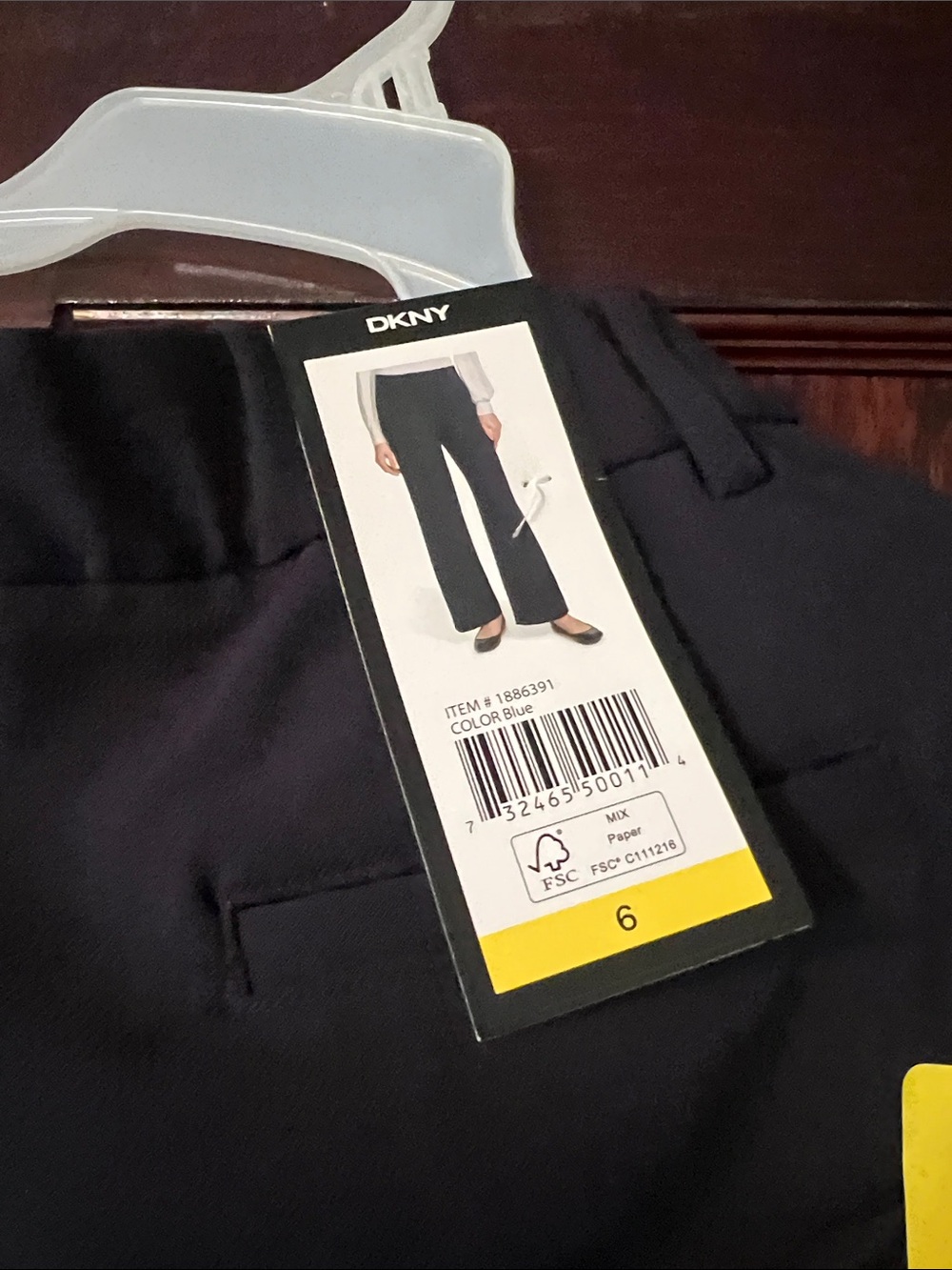 DKNY Navy Blue Men’s Dress Pants - Straight Leg